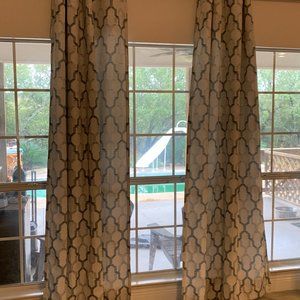 Grommet Top Light Filtering Curtains